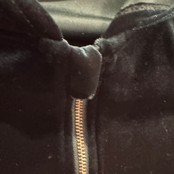 Velvet Cropped Jacket - Dark Green - Picture 4 of 4